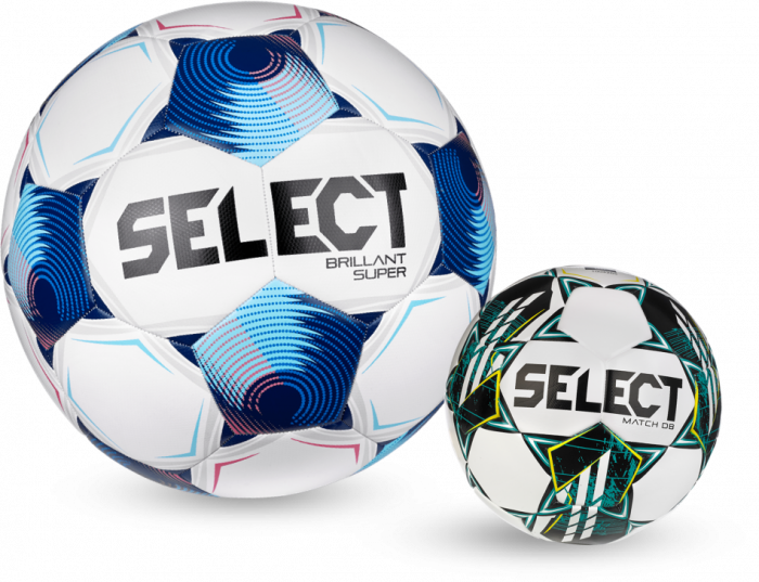 Select - Big Football - Wit & blauw