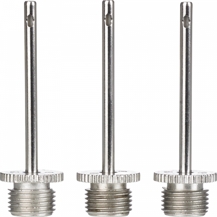 Select - Metal Needle Air Compressor 3-Pack - Prateado