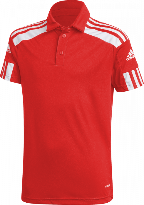 Adidas - Squadra 21 Polo - Röd & vit