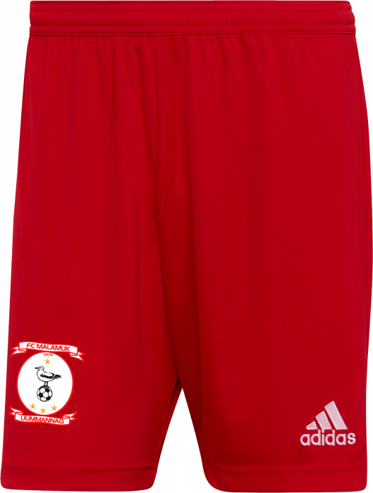 Adidas - Entrada 22 Shorts - Power red 2 & biały
