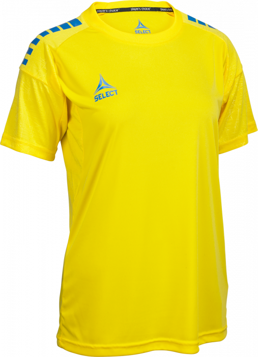 Select - Spain V25 Player Shirt S/s Women - Żółty & niebieski